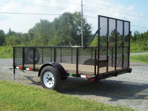Mike's 5 X 10 Utility Trailer-Wire Mesh Sides